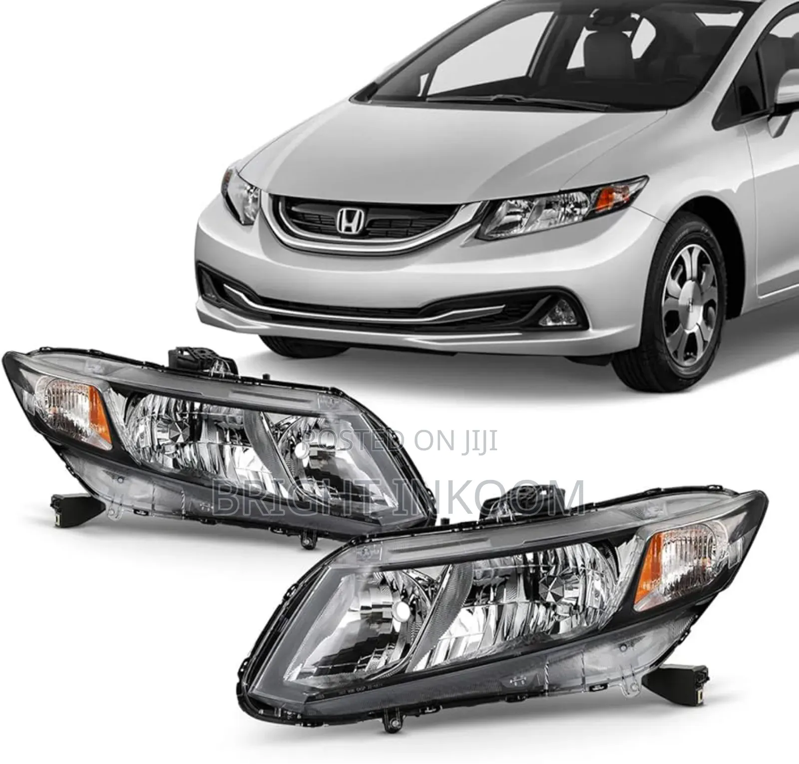 Honda Civic 2012 2013 2014 2015 Headlight Pair