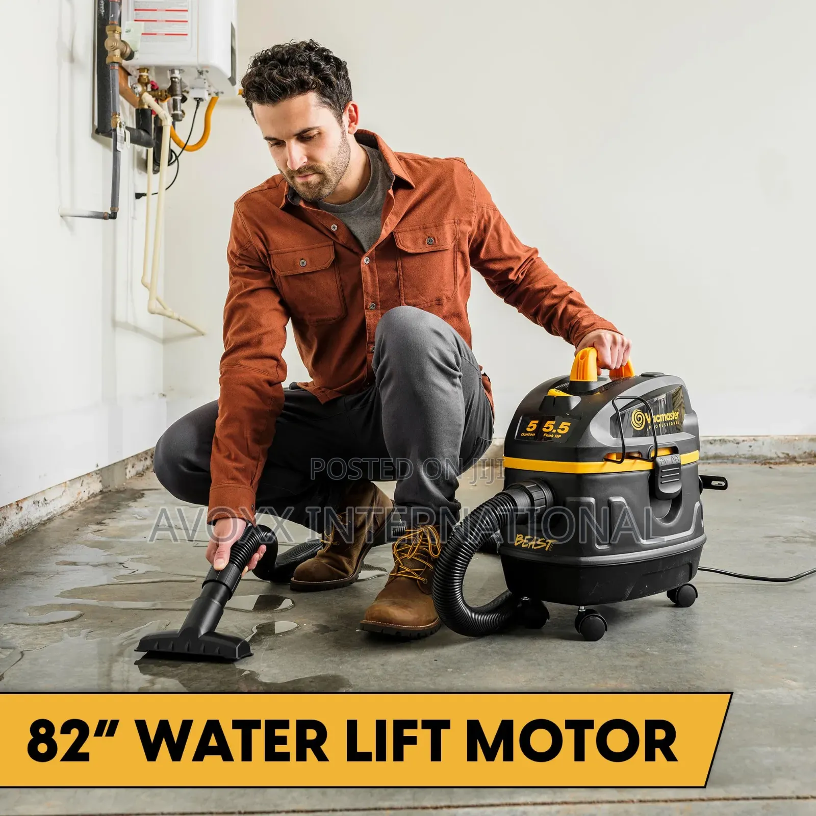 Vacmaster Professional Beast 5-Gallon HP† Wet/Dry Vacuum Cle