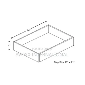 ROT24 Roll Out Tray, Pull Out Cabinet Shelf, Cabinet Drawers