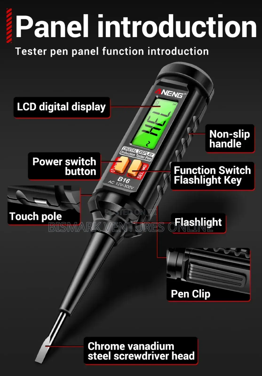 AC/DC Voltage Detector Pen