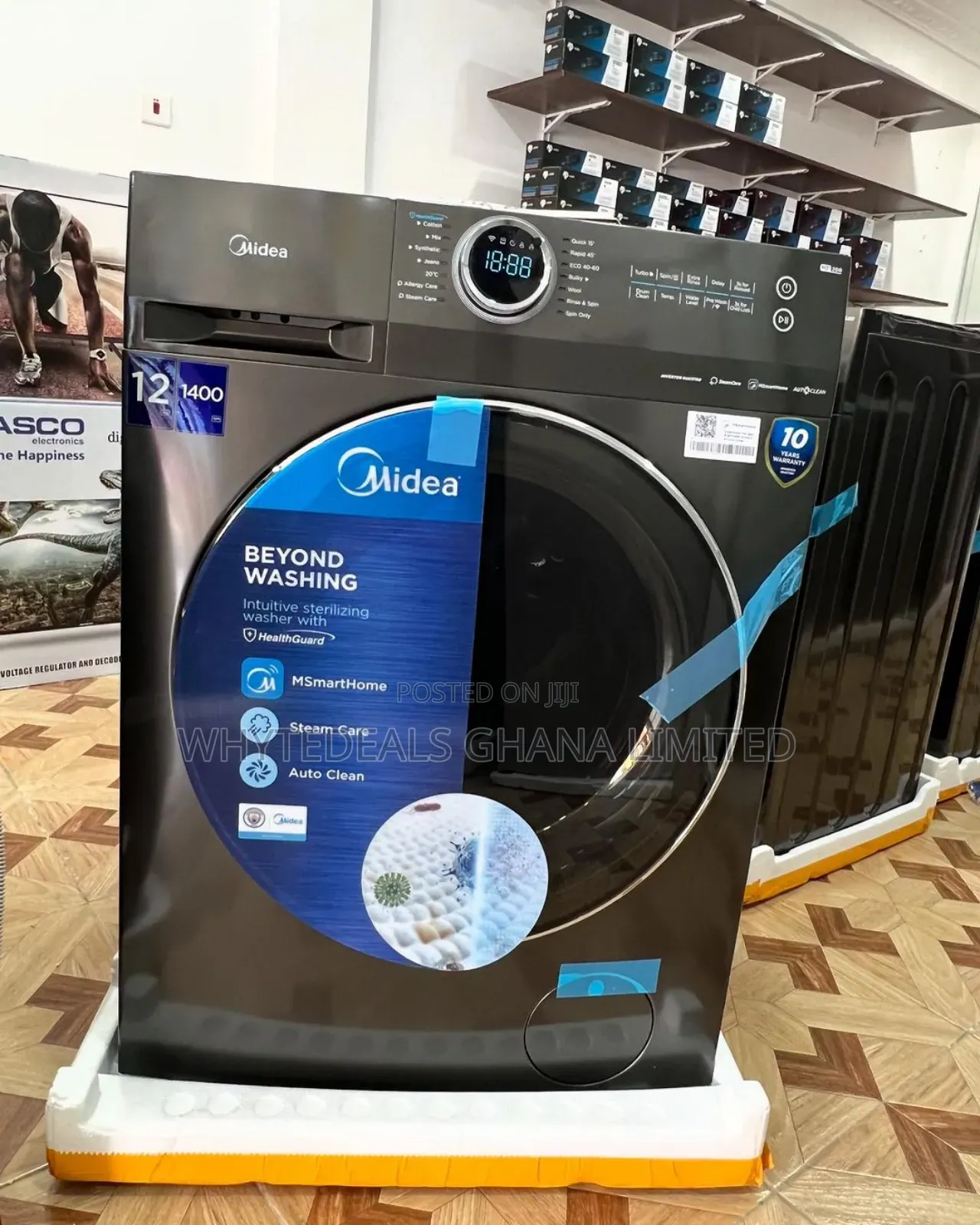 MIDEA 12KG Front Load Fully Automatic Washing Machine 2024