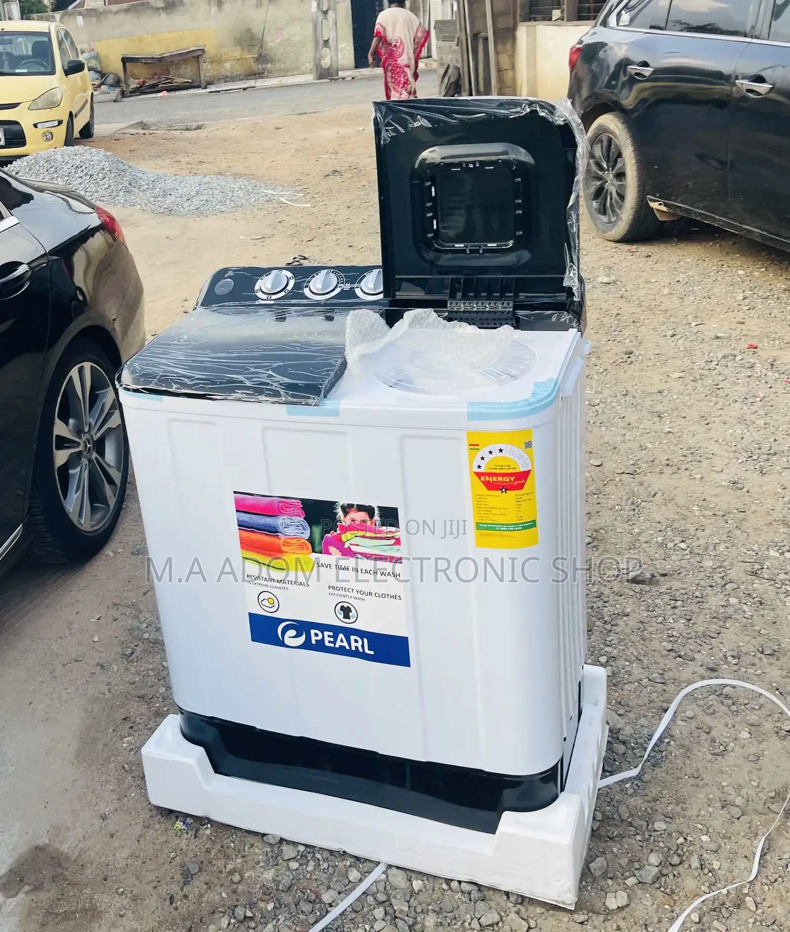 Energy Saving Pearl 10kg Top Load Washing Machine + Spin Dry
