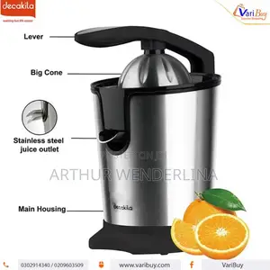 Decakila Citrus Juicer 160W – KEJC008B