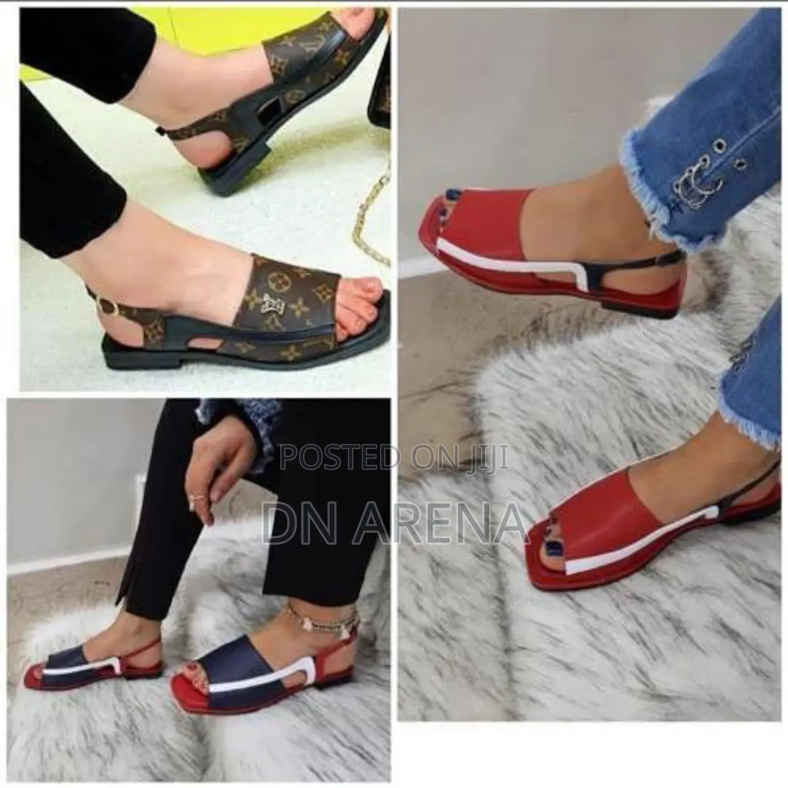 Quality Lady's Leather Sandals in a Box