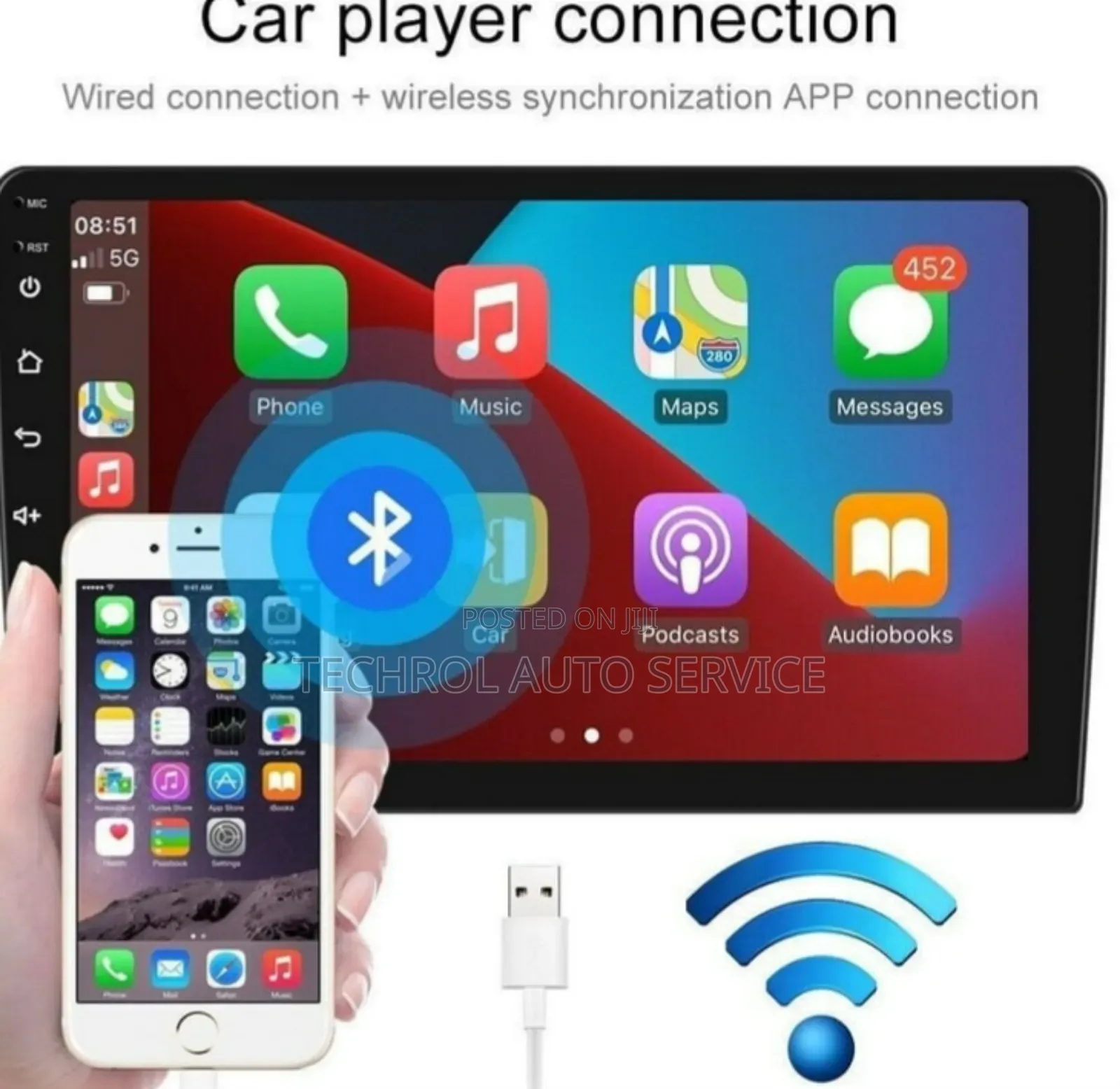 2016 to 2018 Hyundai Elantra Andriod Radio Carplay