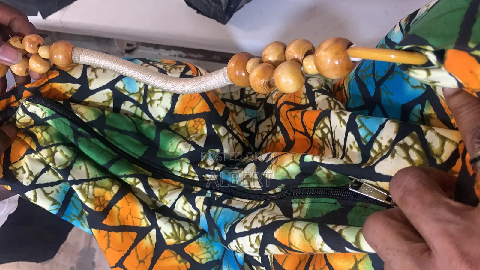 African Print Tote Bags