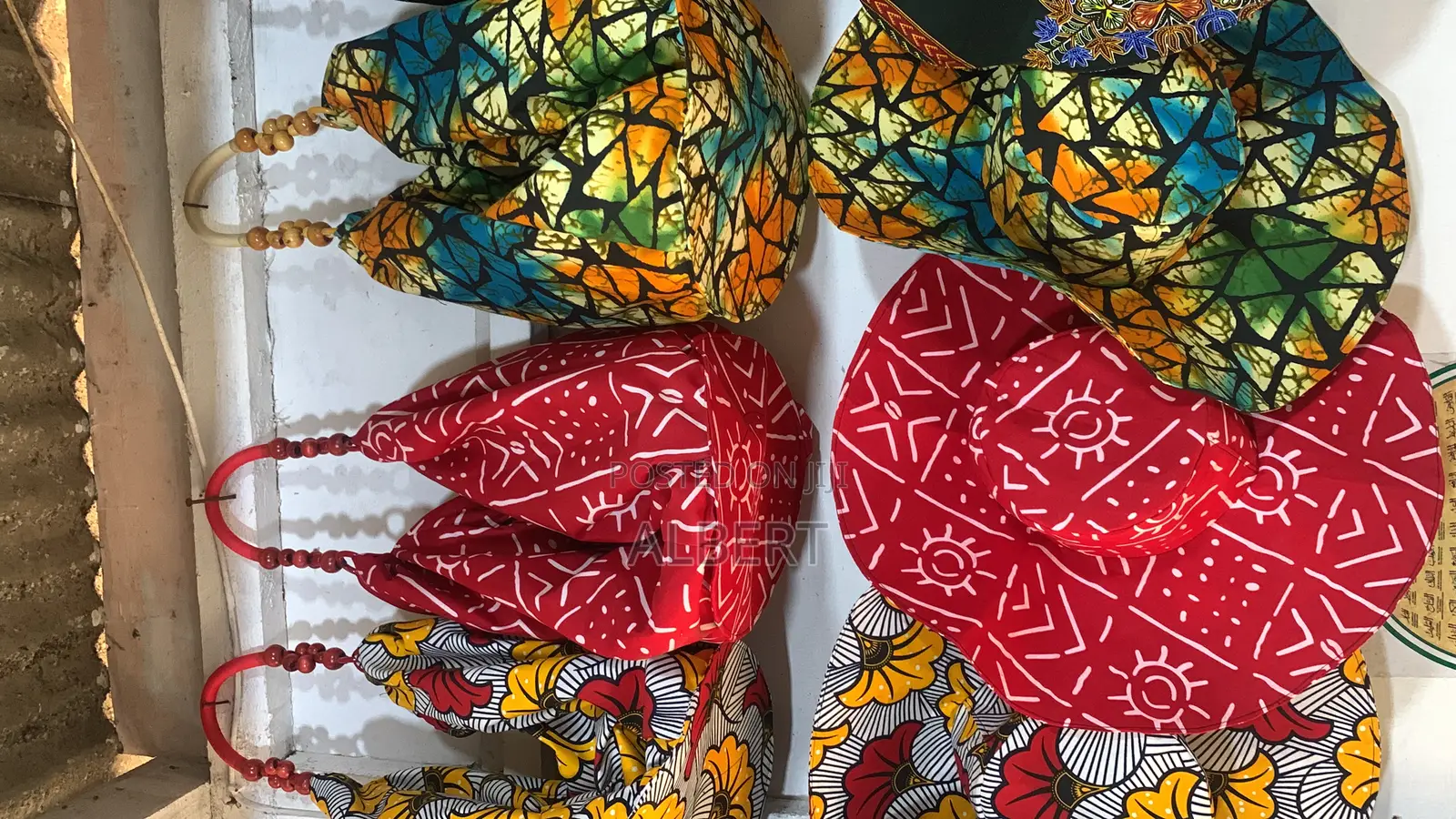 African Print Tote Bags