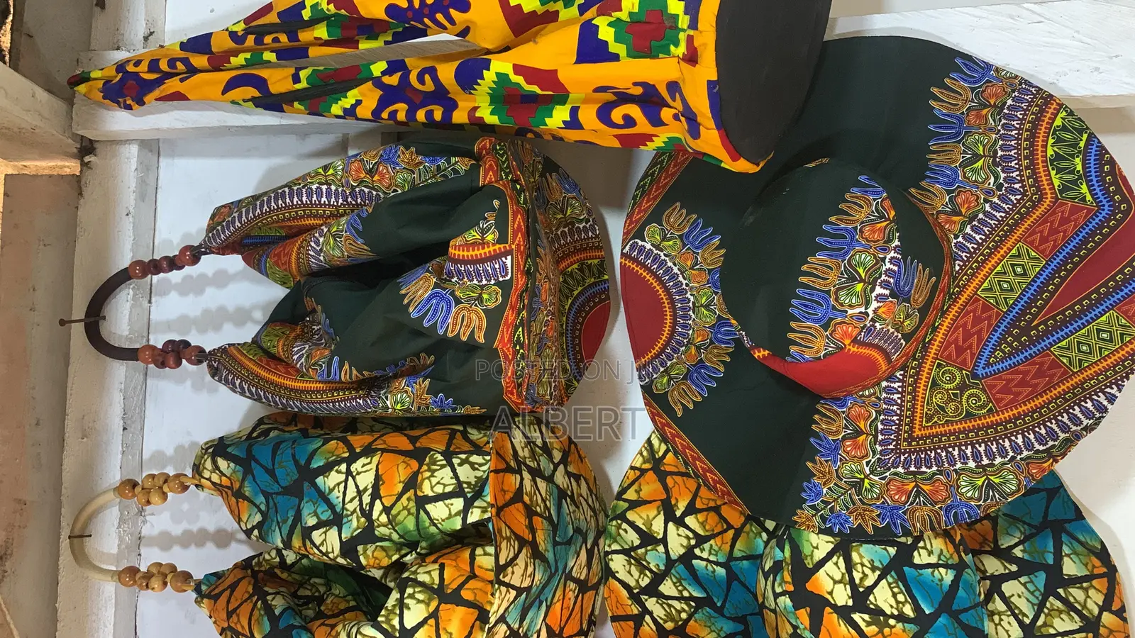 African Print Tote Bags