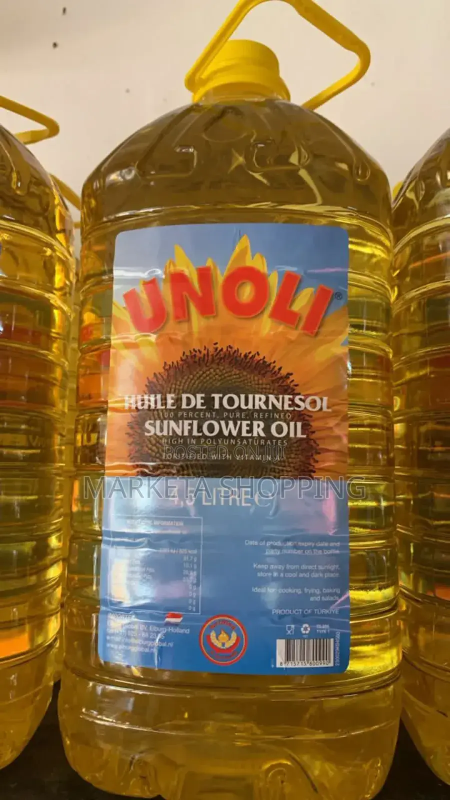 Unoli Sunflower Oil 4.5l