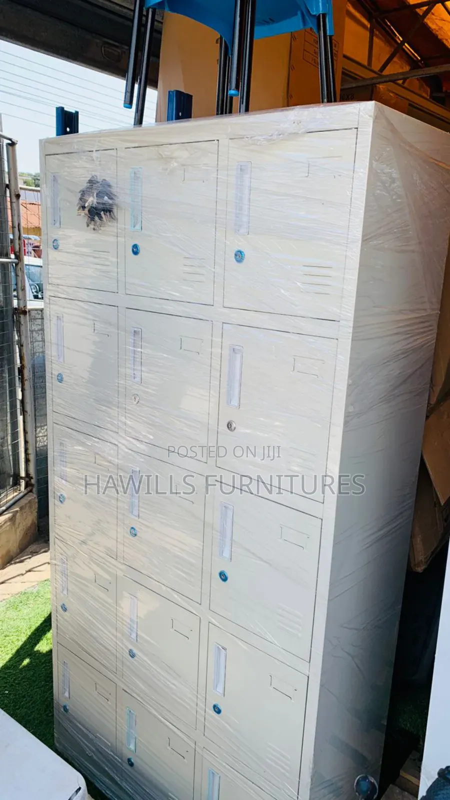 15-door Steel Locker Cabinet