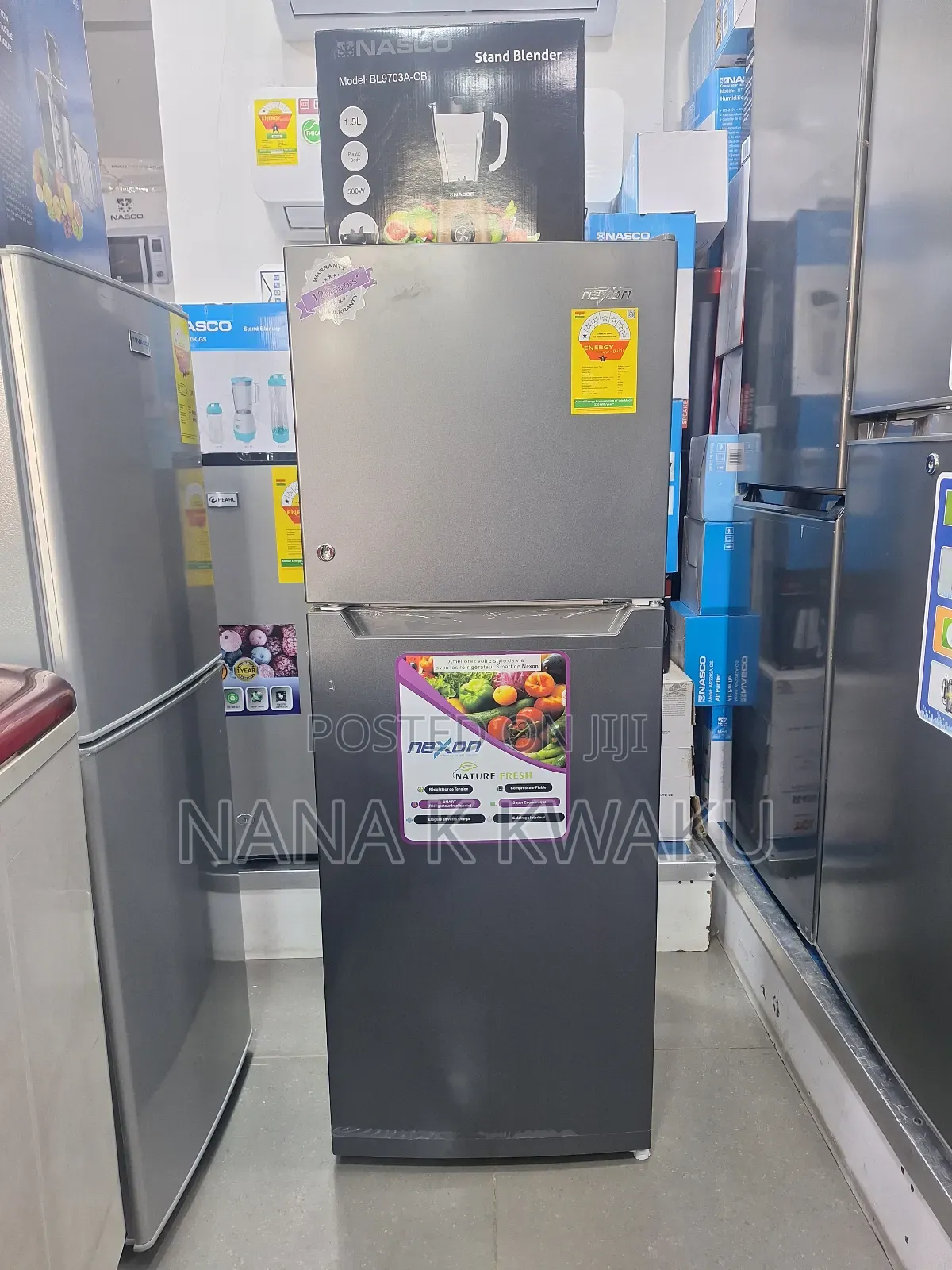 Lexon 138liters Double Door Fridge With Top Lom Freezer