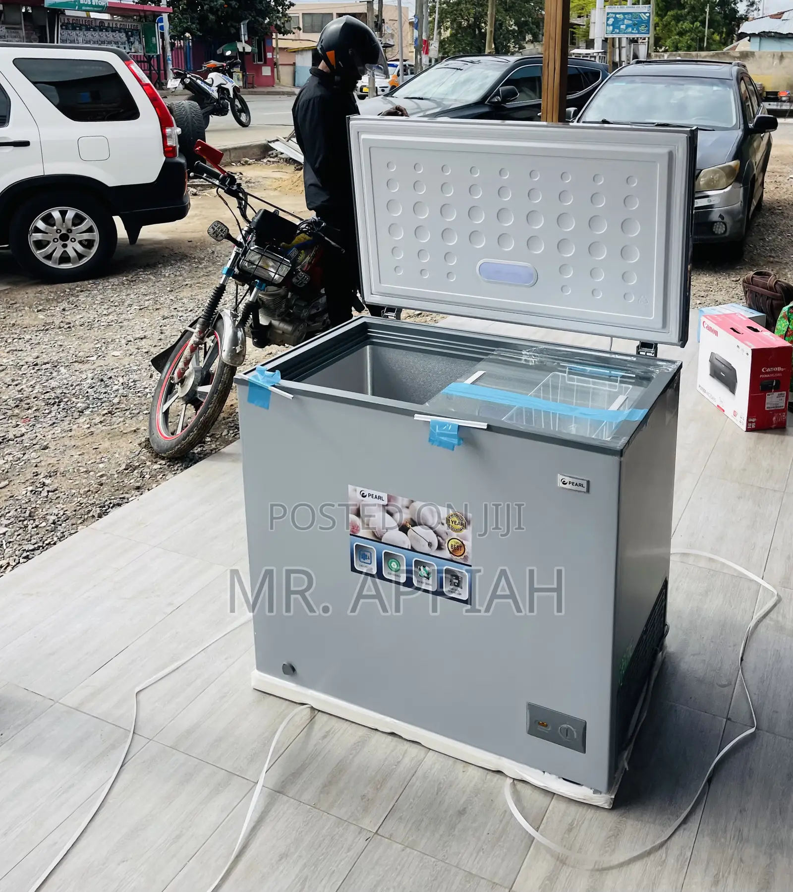 Extremely Chilling Pearl 200l Electric Freezer(Silver).