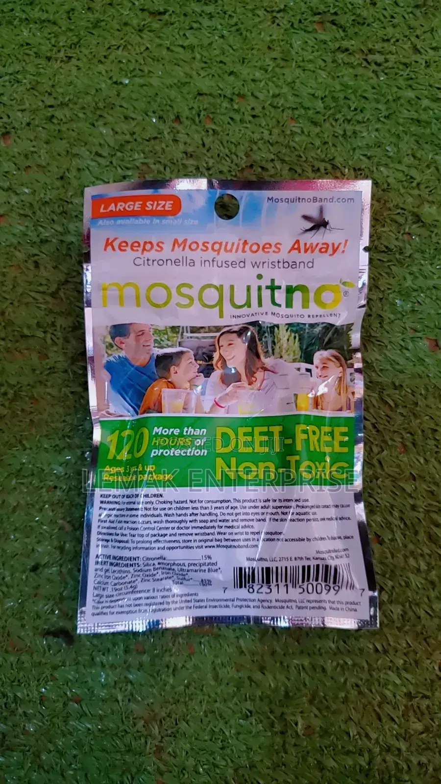 Mosquito Deet Free Insect Repellant Bracelet
