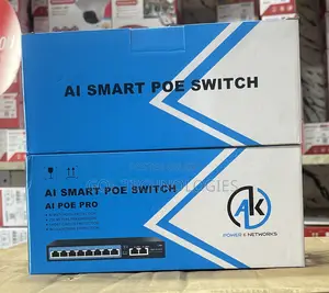 8port AI POE Switch With 2 Uplink Smart POE Switch
