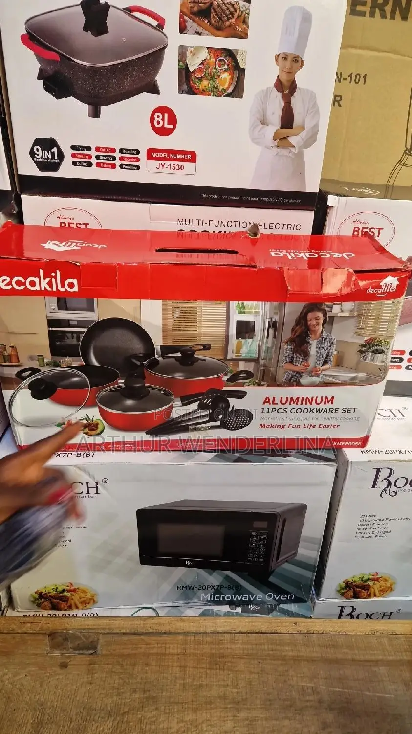 Decakila 11-piece Non-stick Cookware Set [KMEP006B]