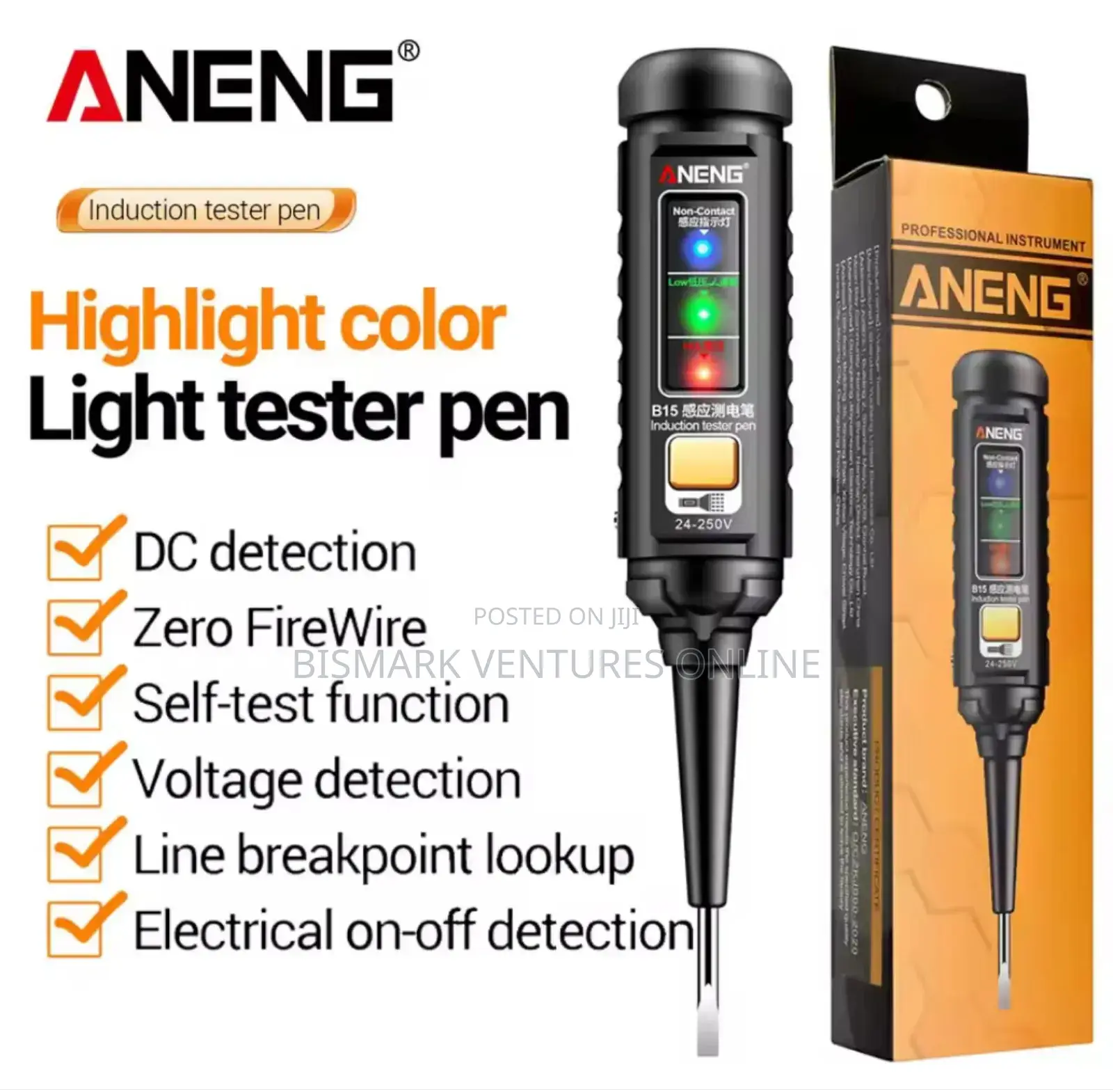 Professional AC Voltage Detection Electrician Screwdriver