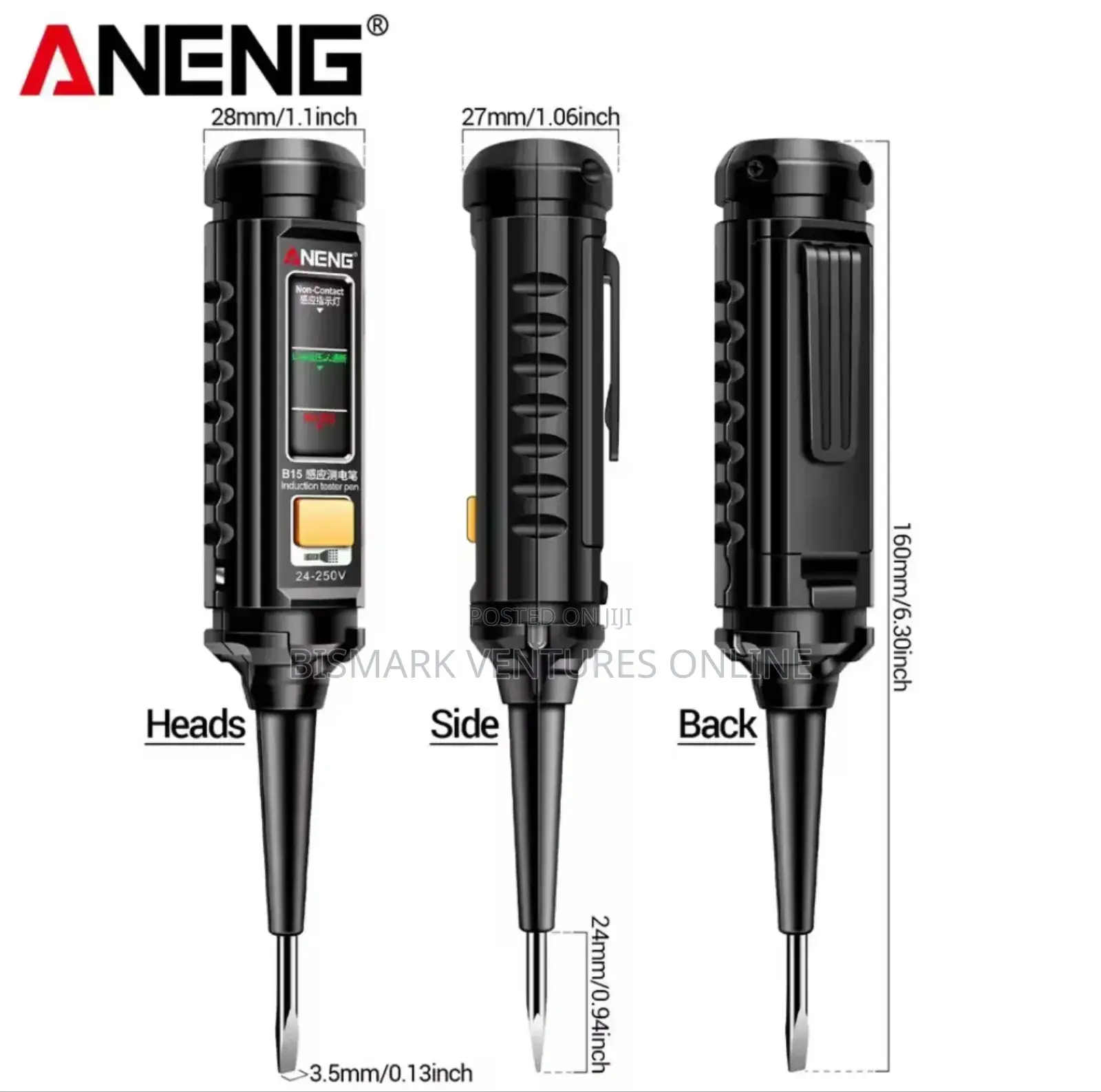 Professional AC Voltage Detection Electrician Screwdriver