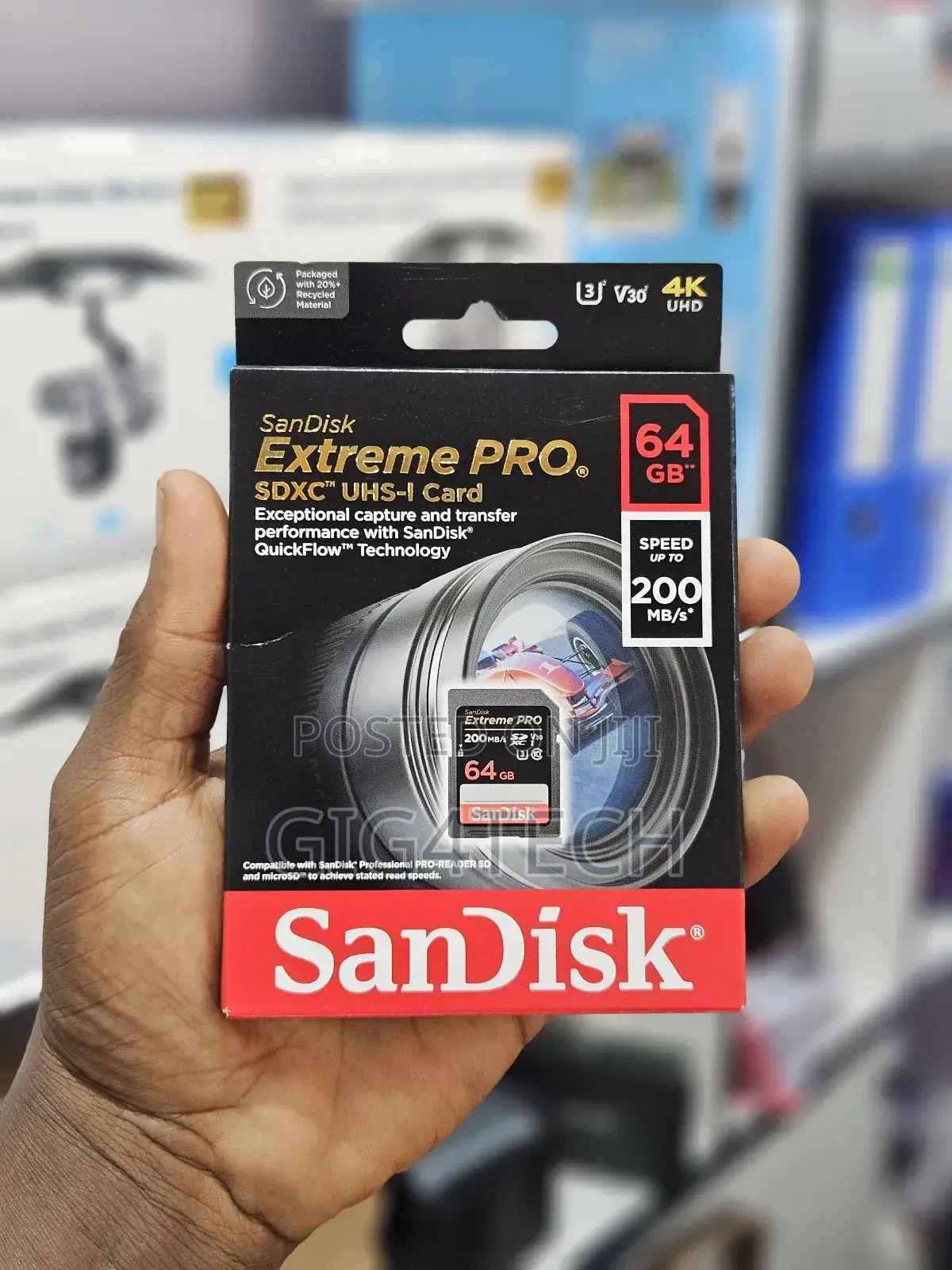 Sandisk Extreme Pro 64gb 170mbps Sd Card