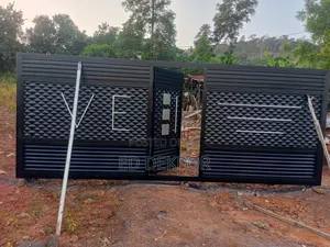 Logo Metal Galvanized Materials Gate