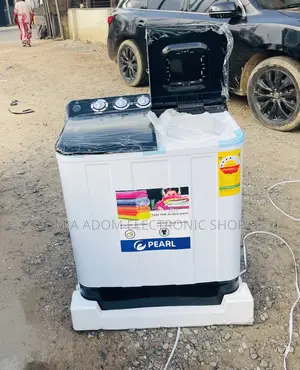 Pearl Twin Tub Electric Washing Machine With Spin Dry.