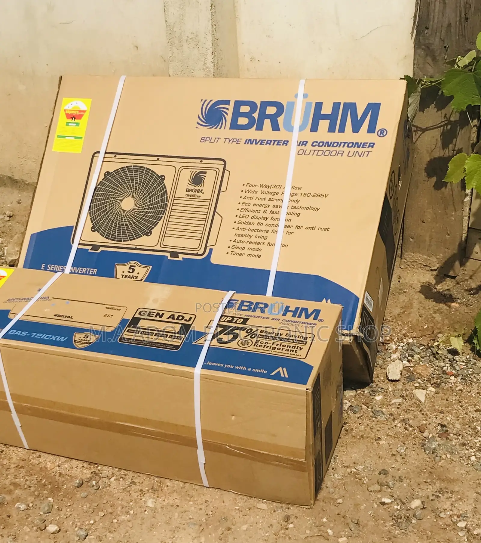 Extremely Chilling Bruhm 2.0hp Non Inverter Ac(R410).