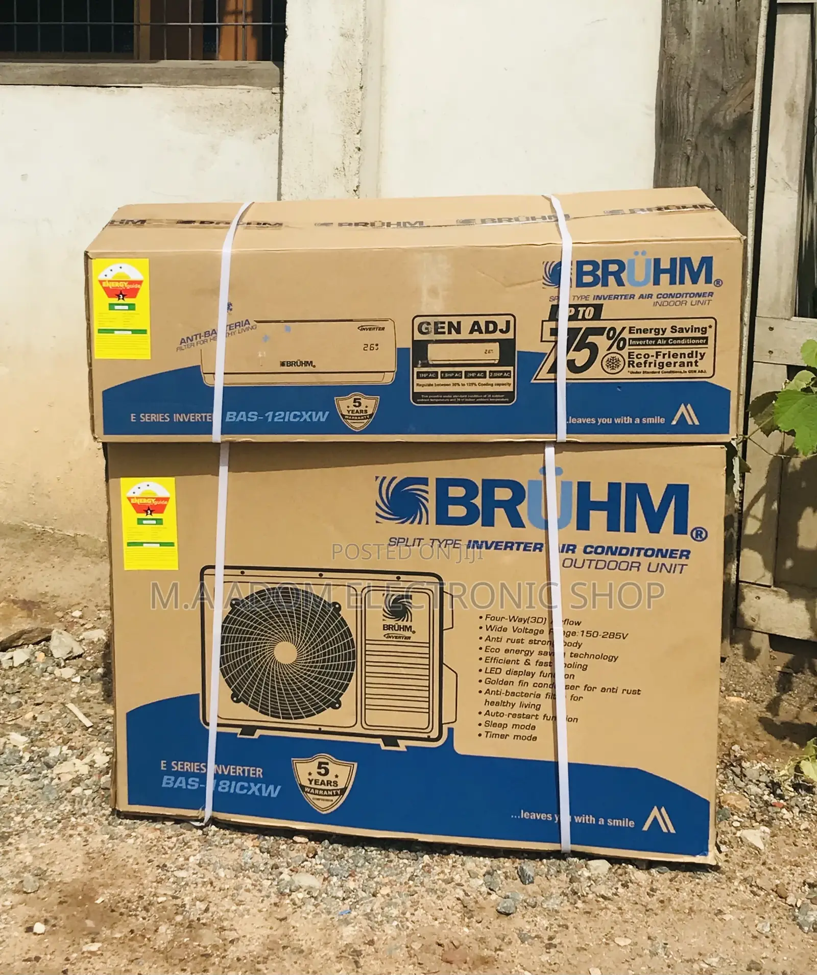 Extremely Cooling Bruhm 2.0hp Non Inverter Air Conditioner.