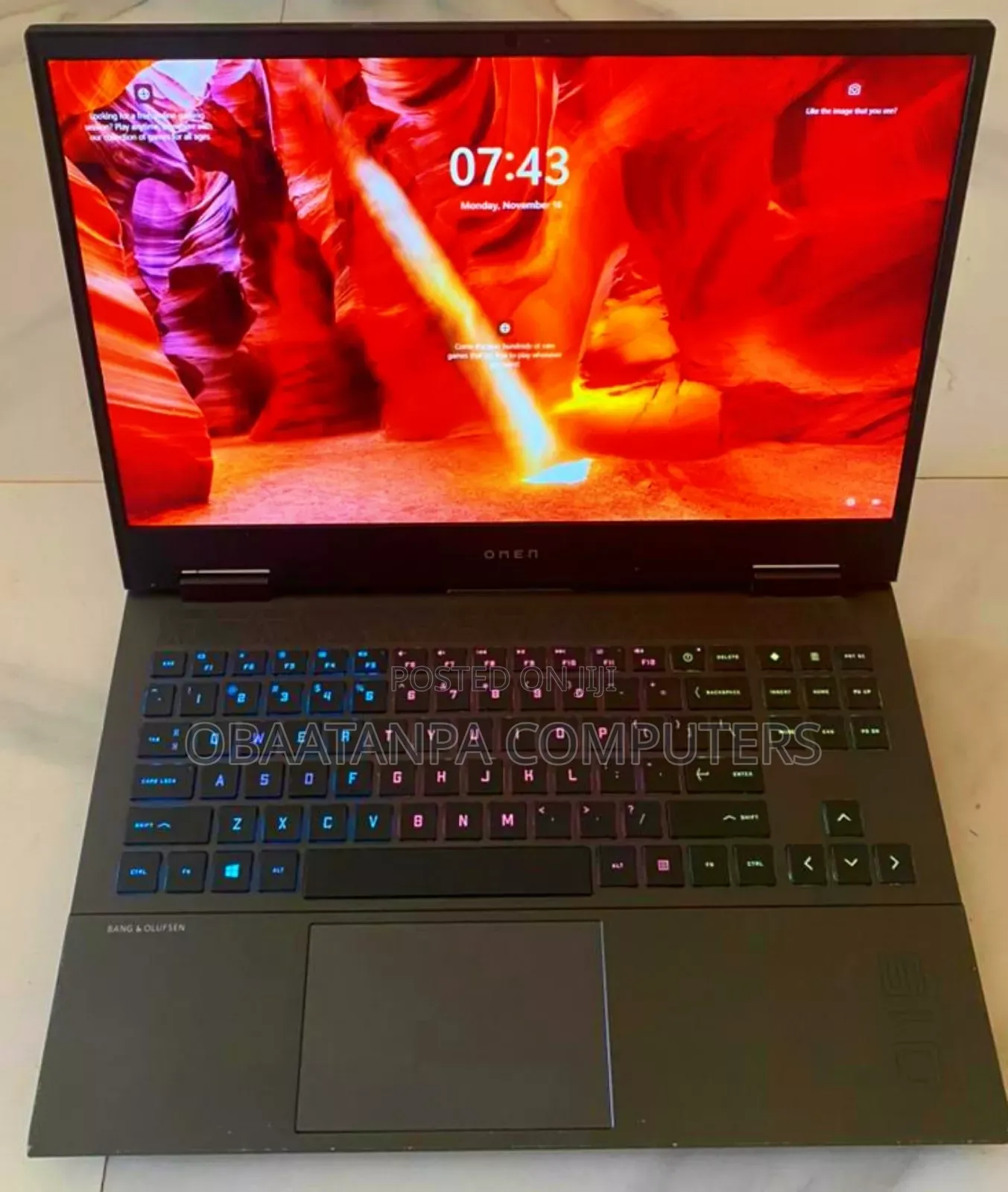 Laptop HP Omen 15 16GB Intel Core I7 SSD 512GB