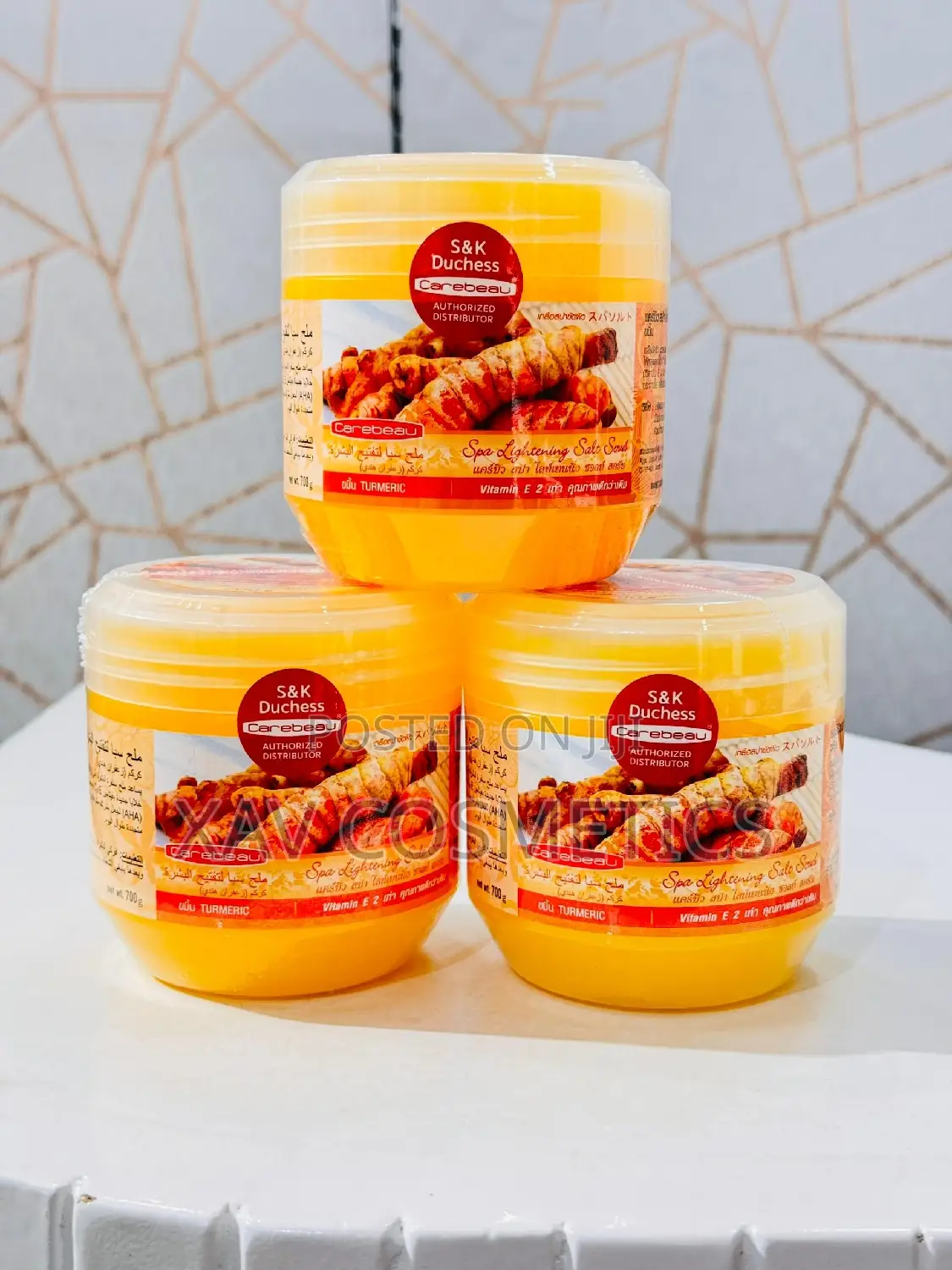 Carebeau Tumeric Spa Lightening Salt Scrub