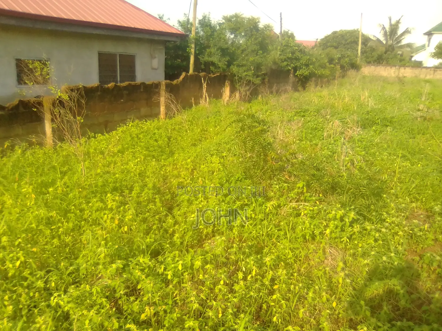 Fenced 2 Plots of Land for Sale at Ablekuma Manhean