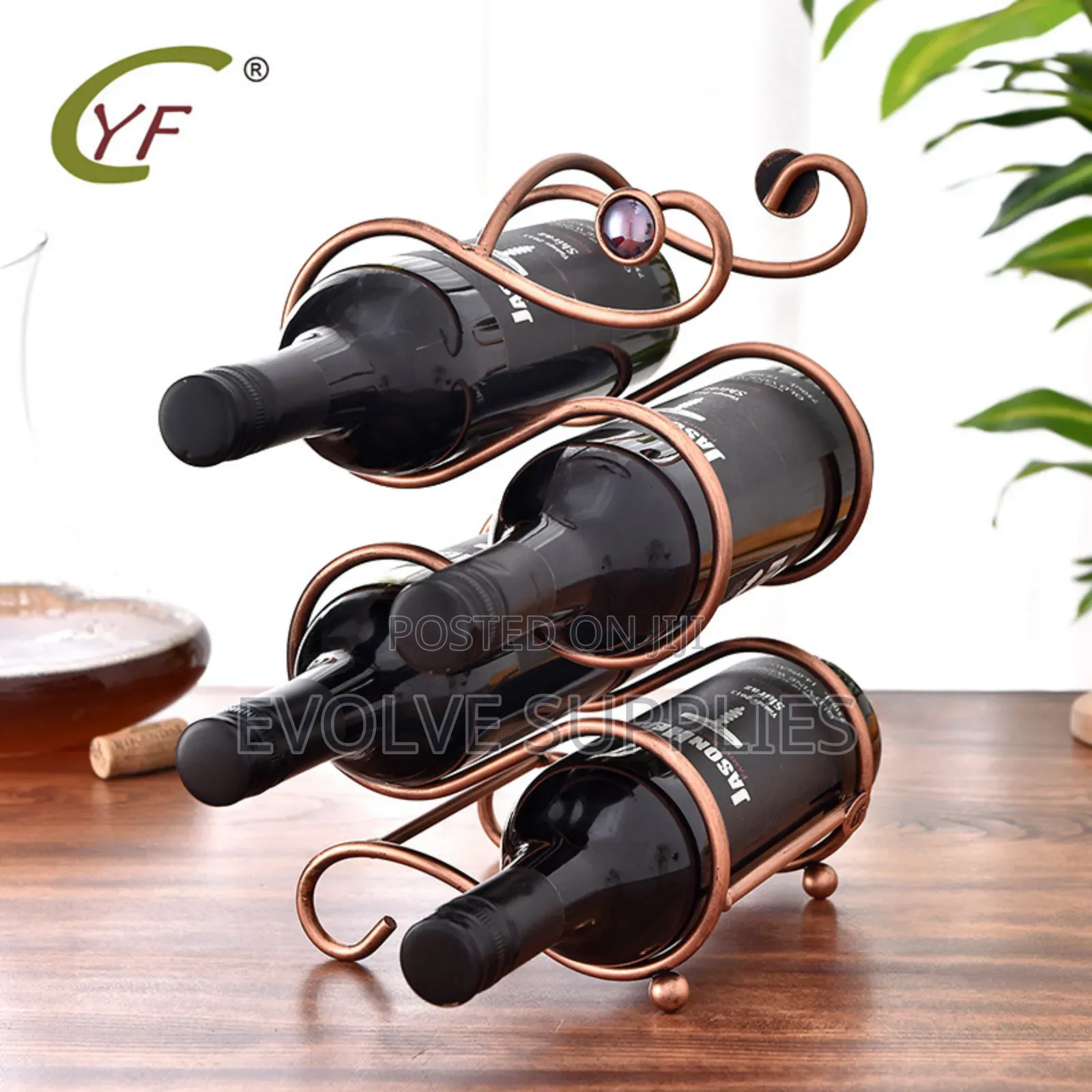 Bronze American Style Wine Bottle Rack