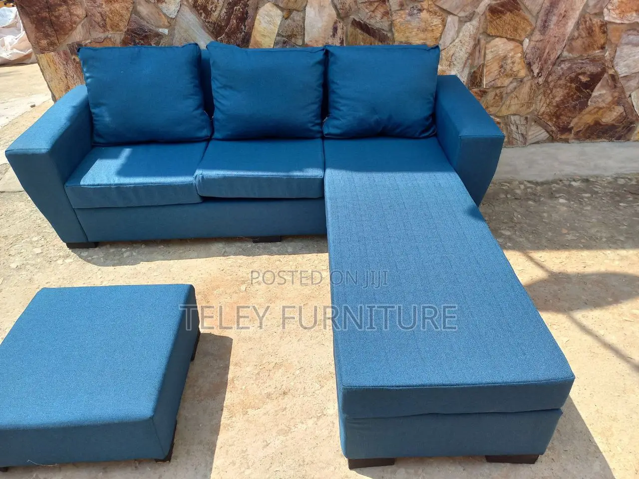 Brand New Blue Lshape