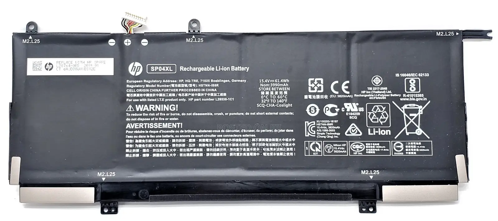Original Battery for HP Spectre X360 13-Sp04xl