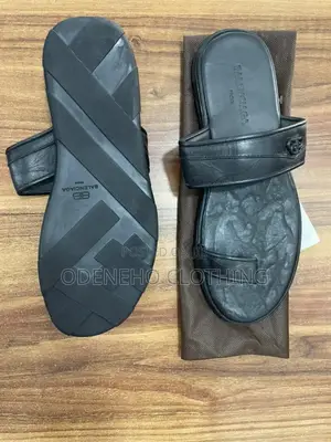 Formal Genuine Leather Slippers for Men