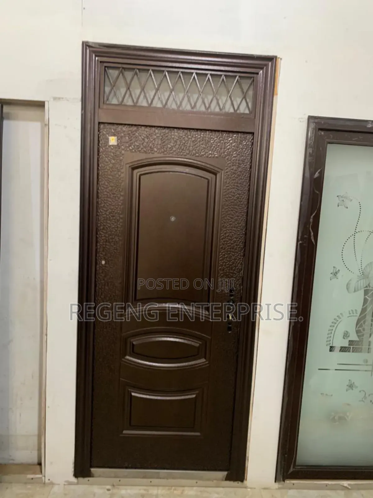 Single Fun Light Security Door