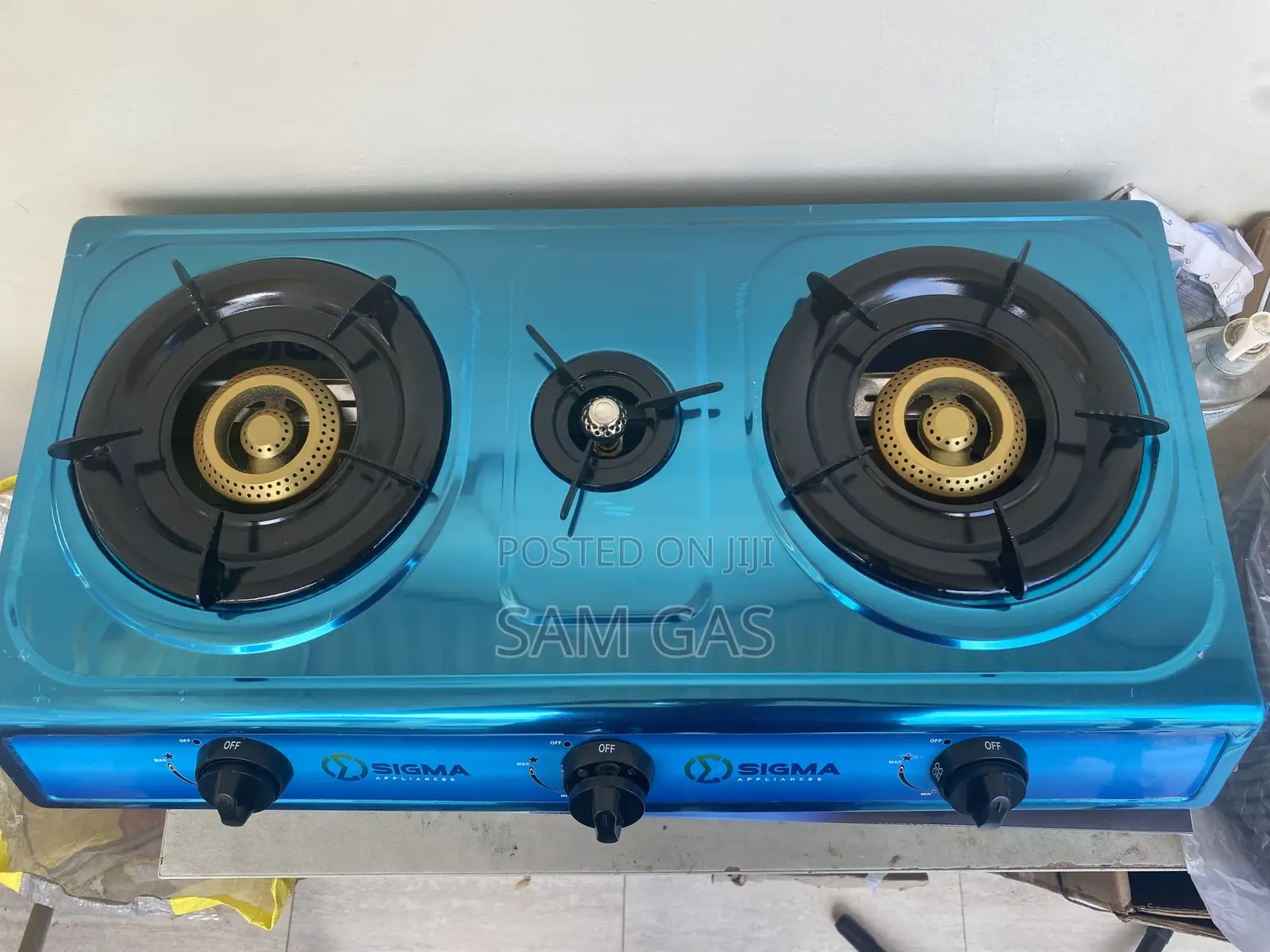 3 Burner Table Top Automatic Stoves
