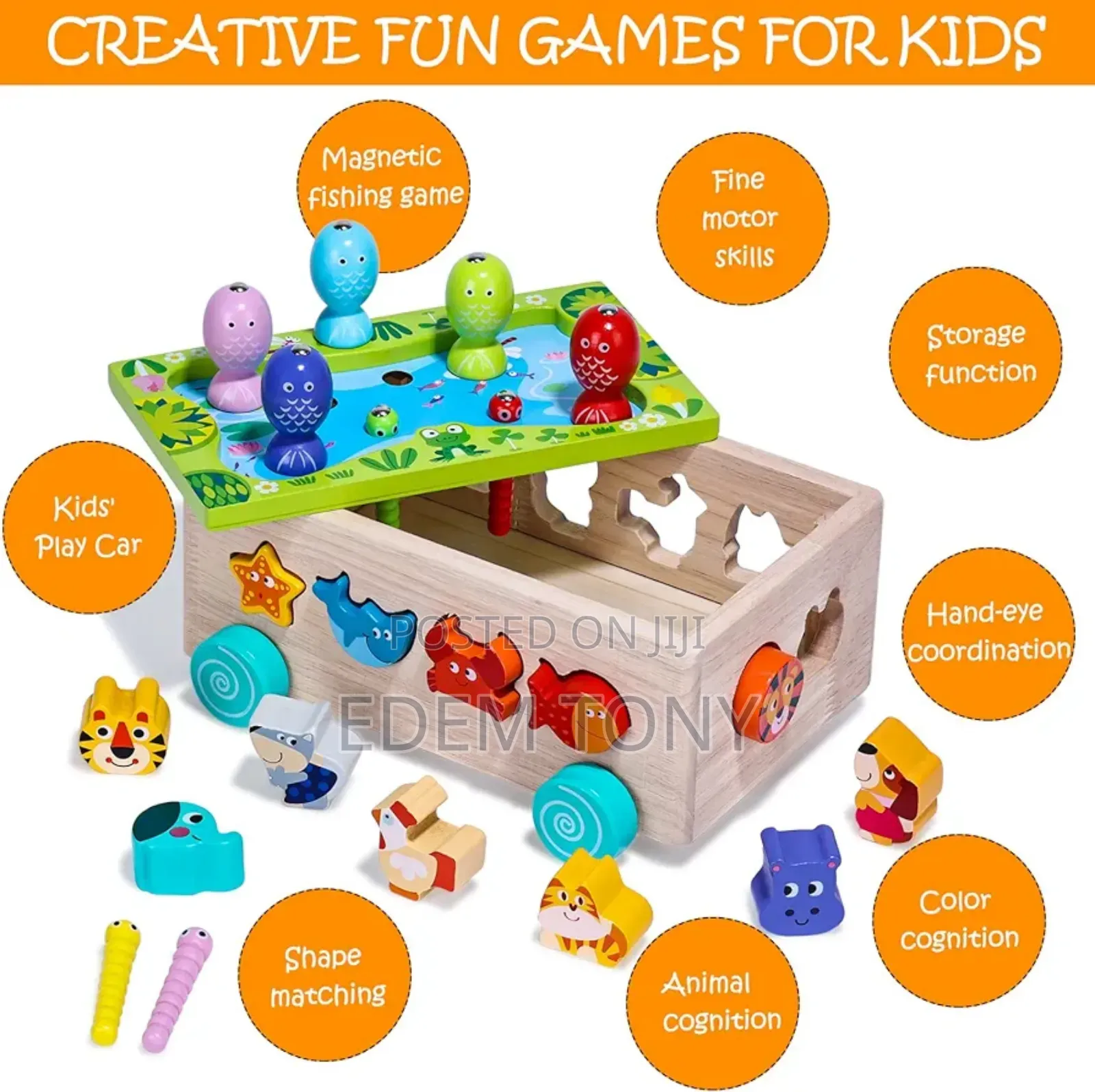 Animal Fishing Intellectual Car for KIDS