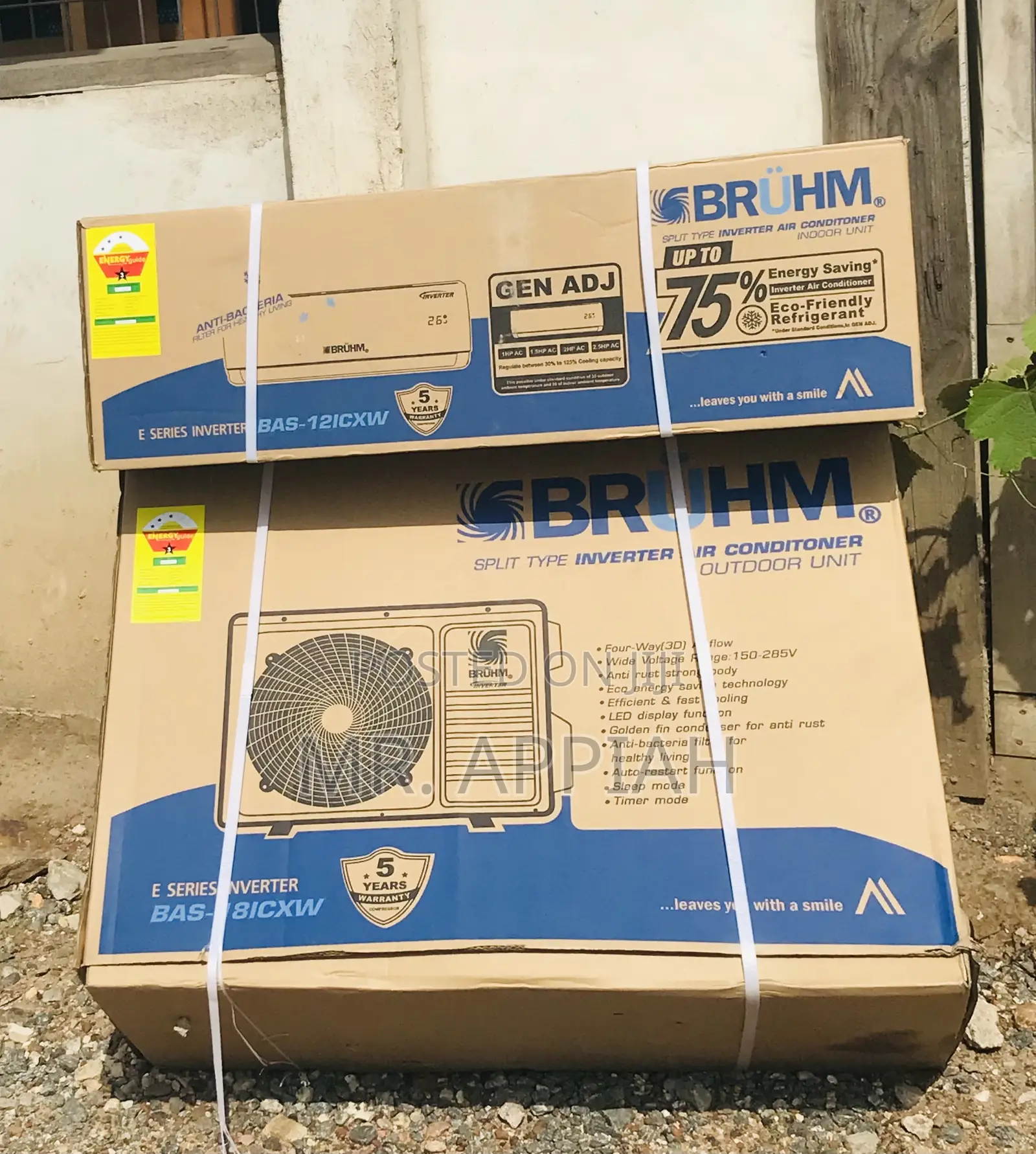 Extremely Chilling Bruhm 2.5hp Smart Inverter Ac(White).