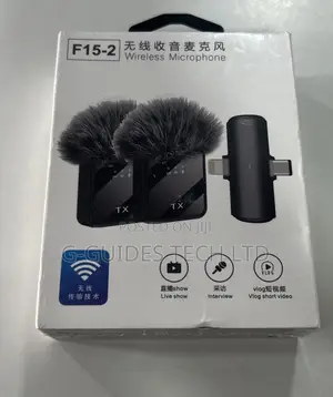 F15-2 Wireless Microphone 2 In 1, Type-c/iPhone Wireless Mic