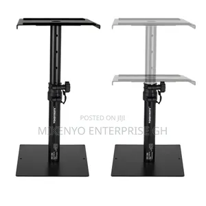 2x Heavy Duty Studio Monitor Speaker Stands Adjustable Pair