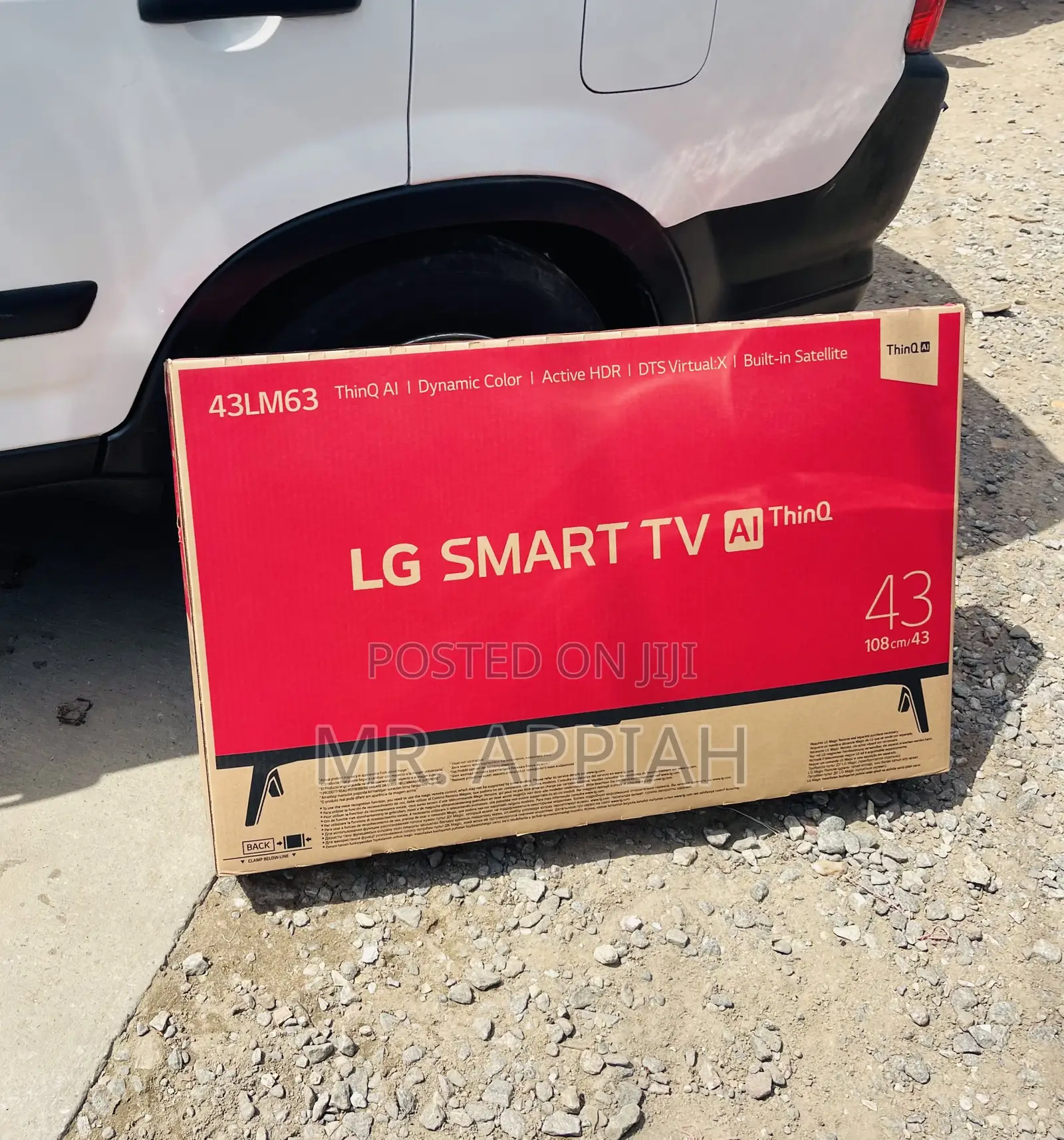 Buy Authentic LG 43lm6370 43” FHD Smart Satellite(Black).