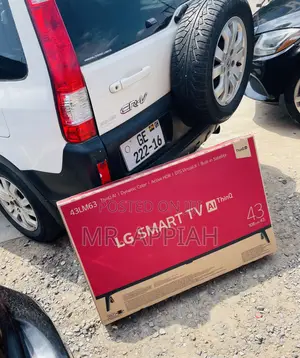 Buy Authentic LG 43lm6370 43” FHD Smart Satellite(Black).