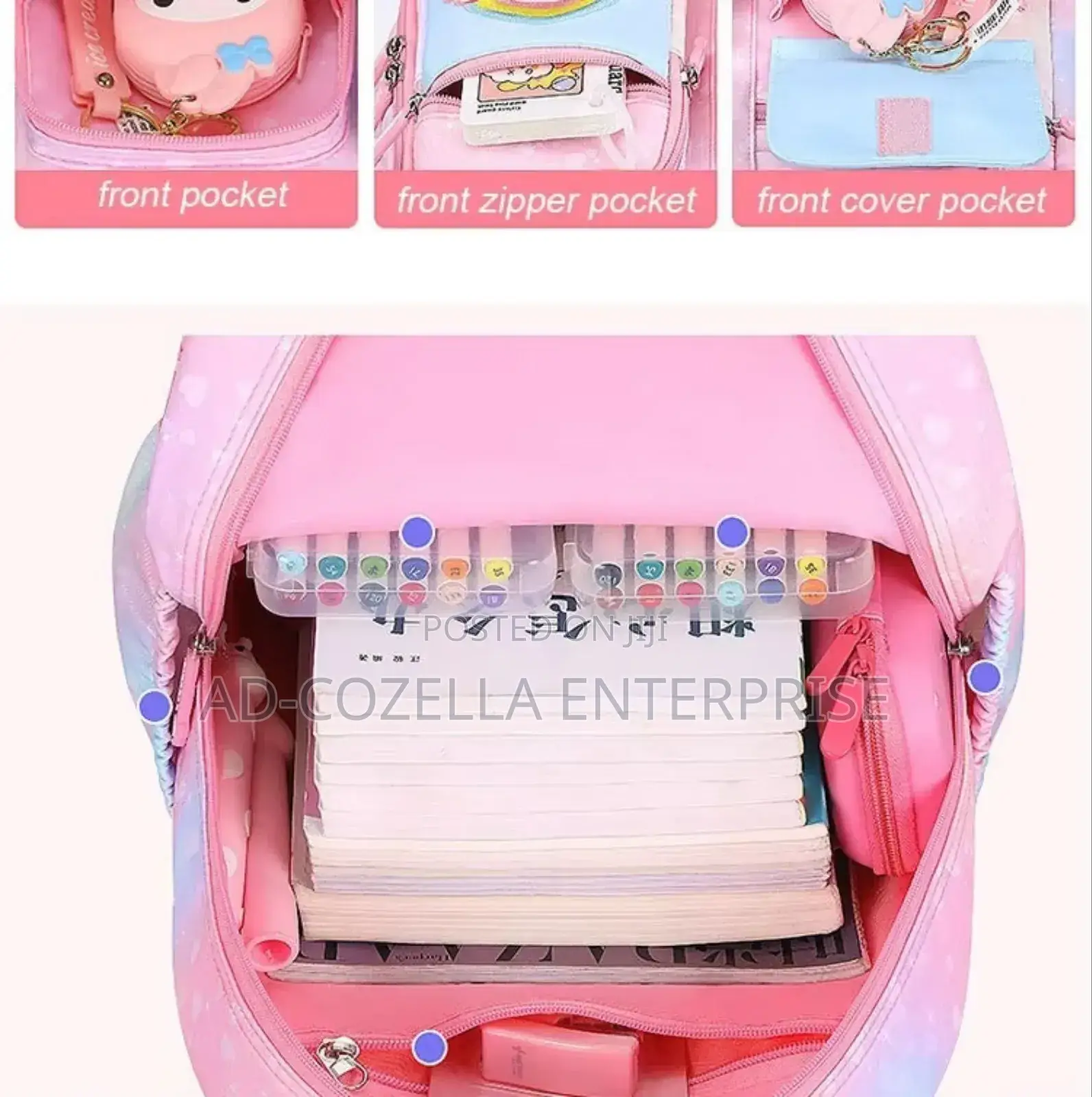 Multiple Compartment Waterproof School Bags