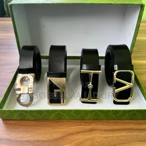 Ferragamo Logo Buckle Belts for Men