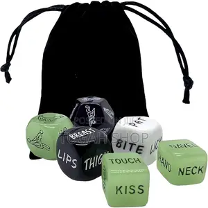 Glow in the Dark Sex Dice - 6pcs