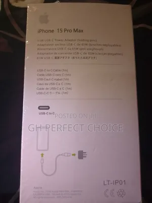 High-Speed iPhone 15 Pro Max C-C Charger