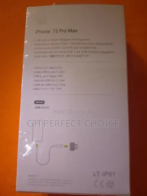 Optimal Charging C-C Charger for iPhone 15 Pro Max