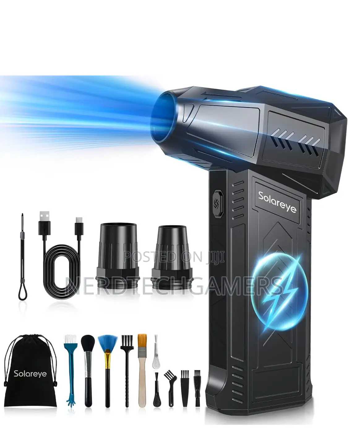 Solareye Compressed Air Duster - Air Blower Rechargeable