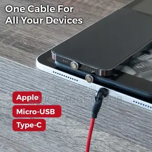 USLION Magnetic 540° Rotating Fast Charging Cable