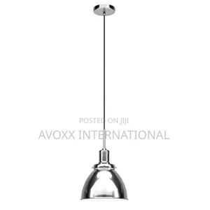 Madison 12" Wide Pendant W/ Metal Shade In Polished Nickel