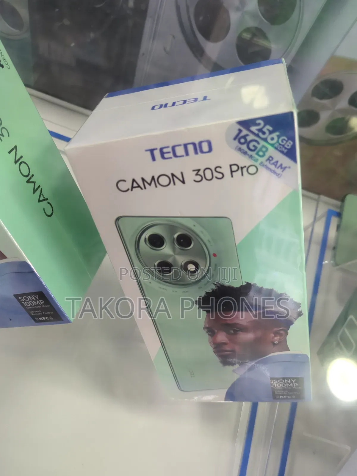 New Tecno Camon 30S Pro 256 GB Black